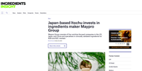 Ingredients Insight – Japan-based Itochu invests in ingredients maker Maypro Group