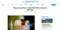 The Pharma Letter – Maypro partners with ITOCHU to expand globally